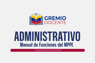 Funciones del Personal Administrativo del MPPE