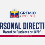 Manual de Funciones del Personal Directivo del MPPE