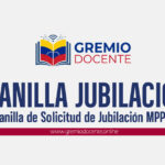 Planilla de Solicitud de Jubilación / Pensión del Ministerio (MPPE)